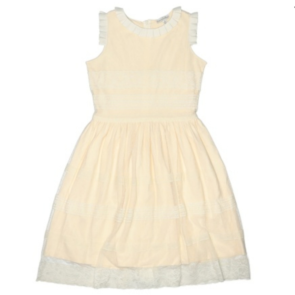 Chasing fireflies ivory yellow white lace dress 10